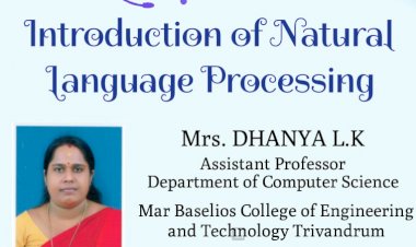 Webinar on Introduction of Natural Language Processing